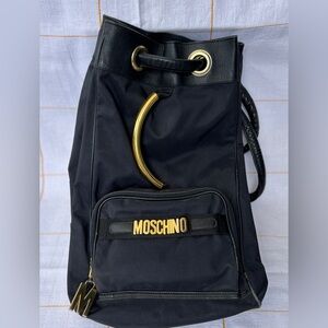 Y2K Vintage Moschino Redline Bucket Bag